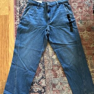 Banana Republic Luxe Barrel Jeans 10/30 NWT
